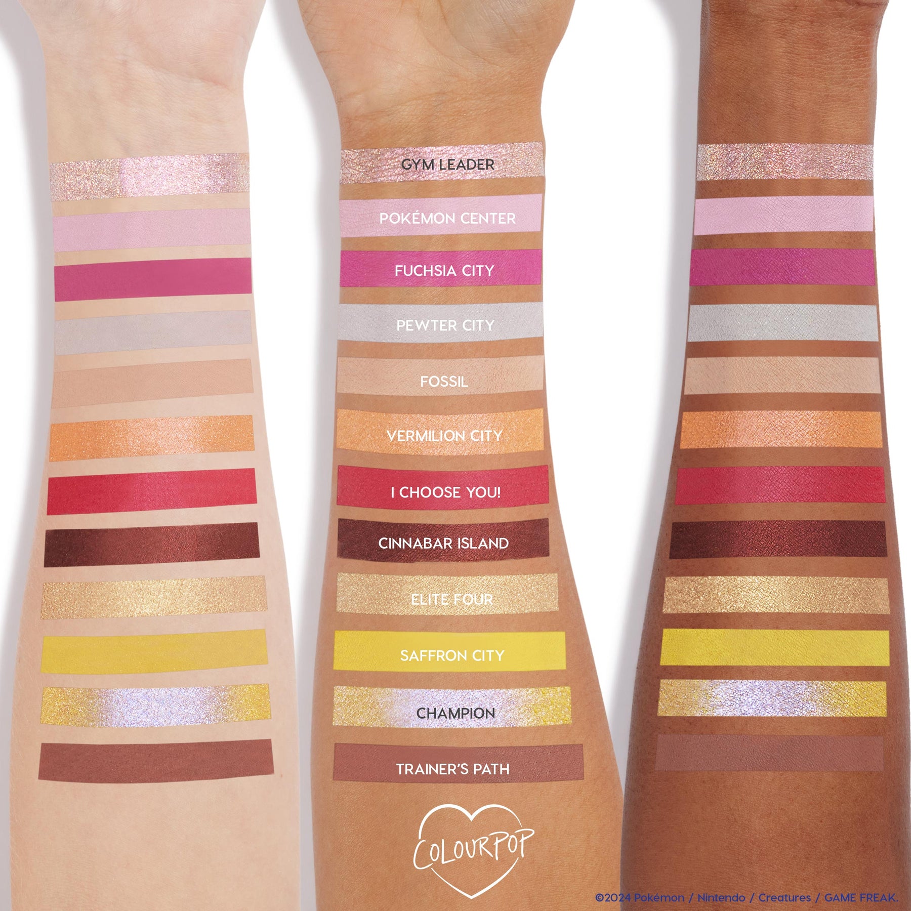 Pokémon x ColourPop Collection - Essential Set