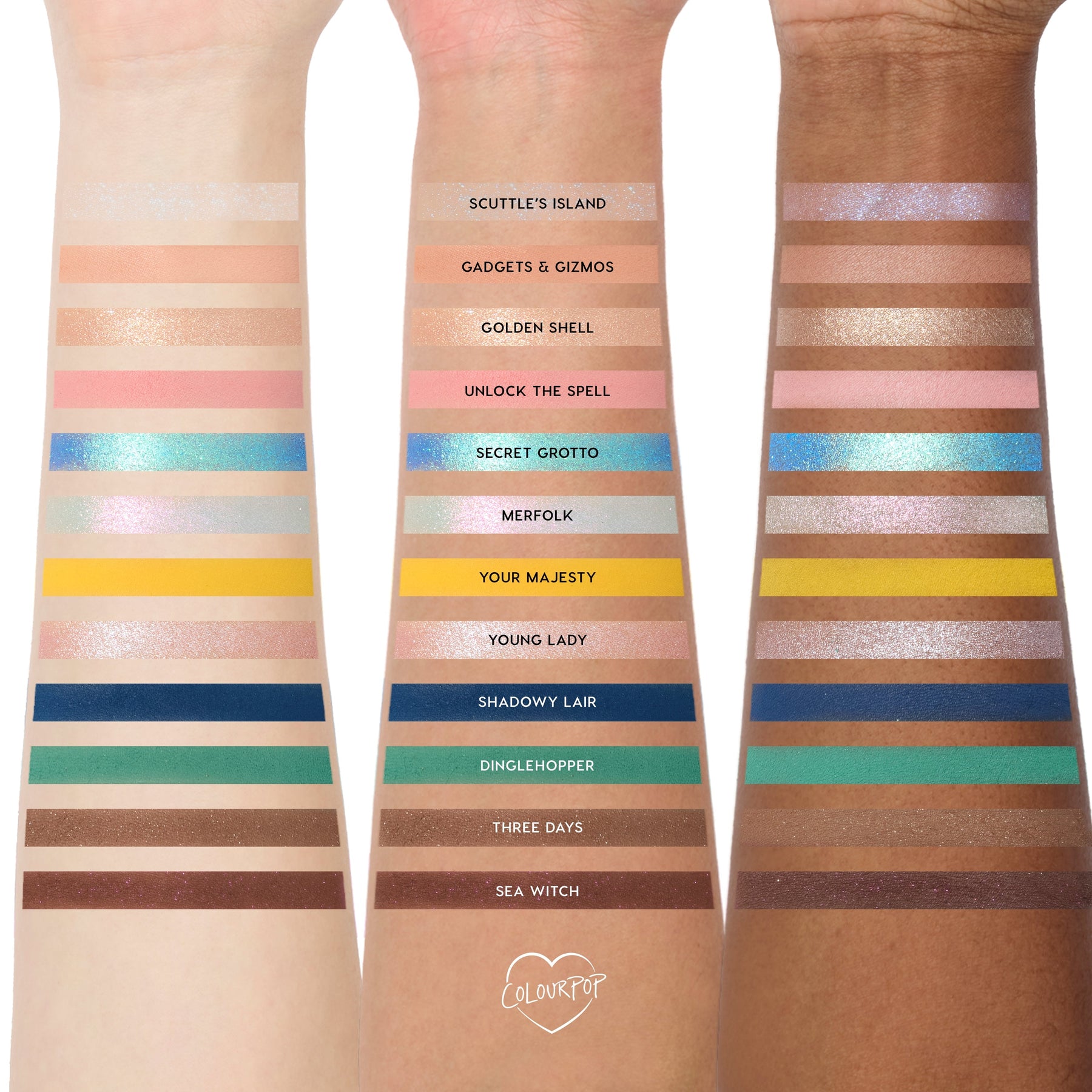 ColourPop and The Little Mermaid - Travel Edit